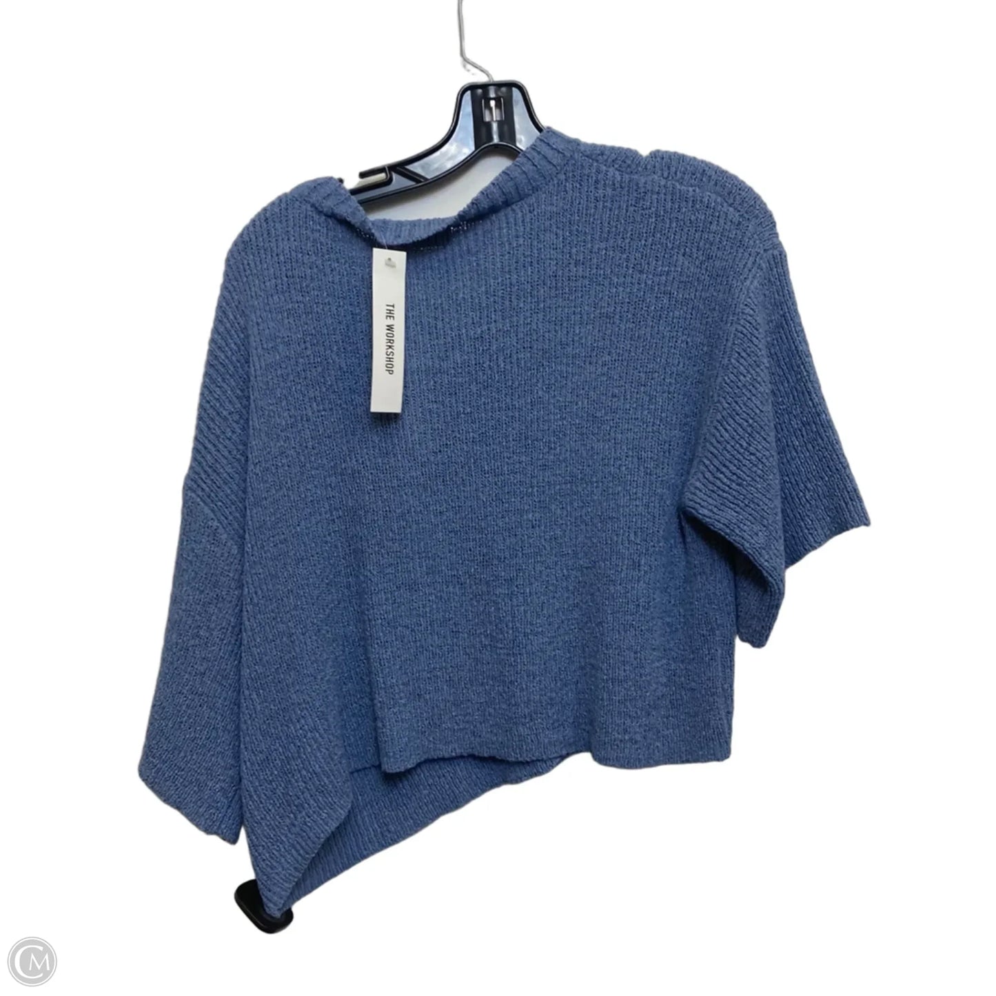 Sweater Short Sleeve By The Workshop In Blue, Size: S