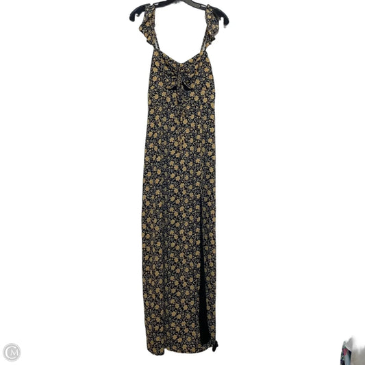Dress Casual Maxi By Lulus In Black & Yellow, Size: Xs