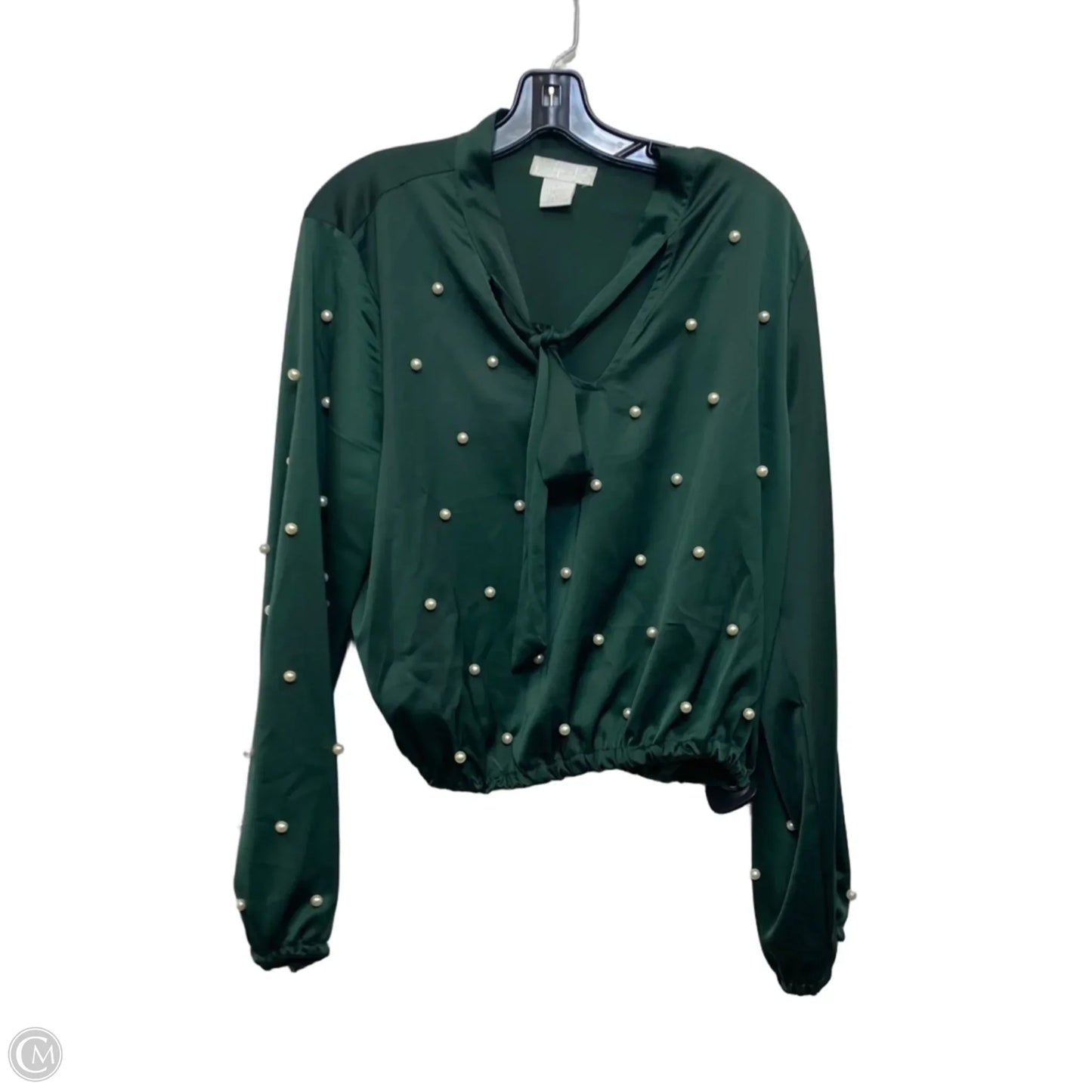 Top Long Sleeve By Life In Green, Size: Xl