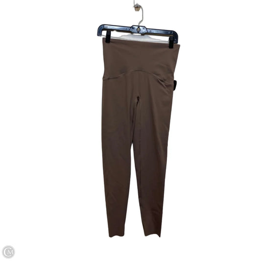Athletic Leggings By Spanx In Brown, Size: M