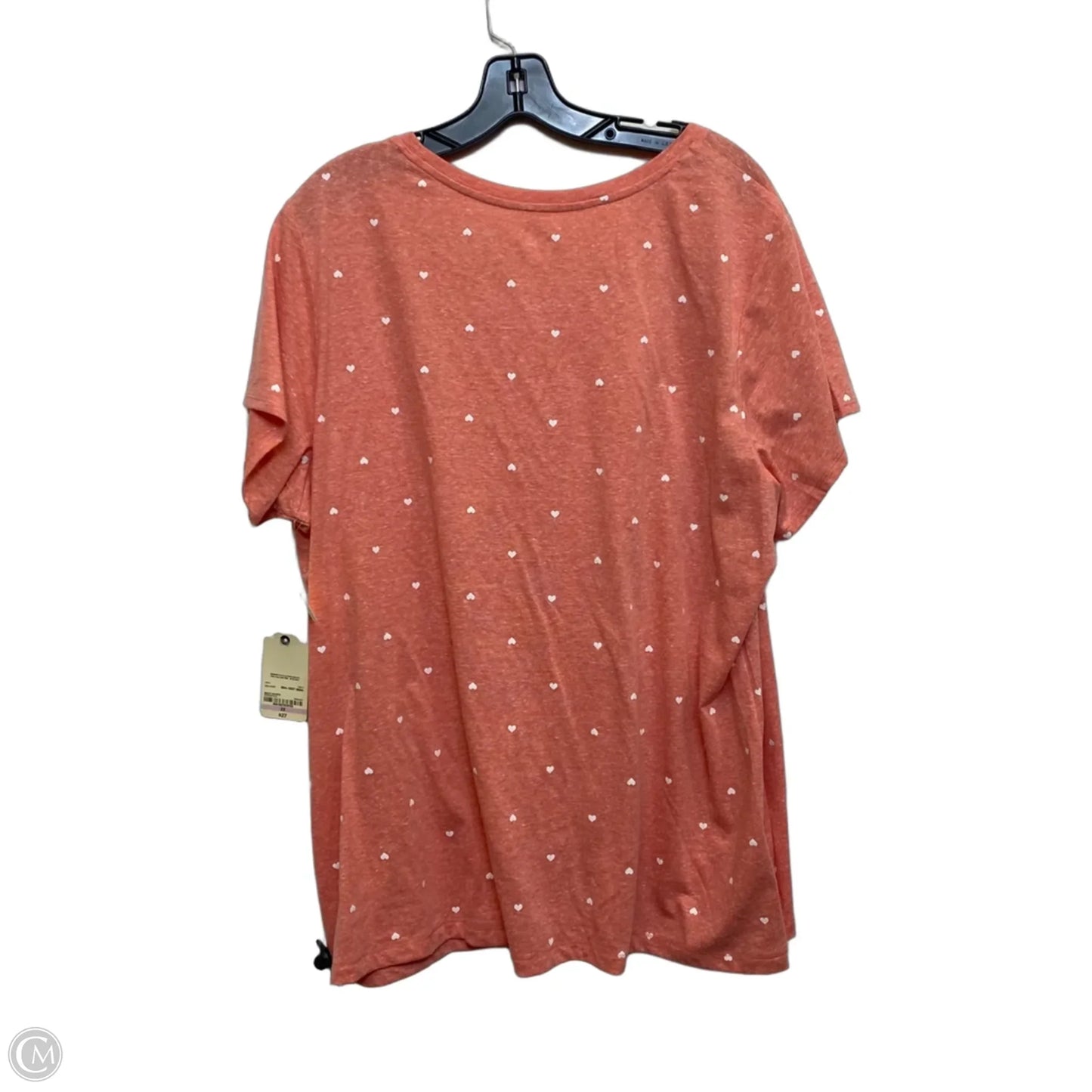 Top Short Sleeve Basic By St Johns Bay In Red, Size: 2x