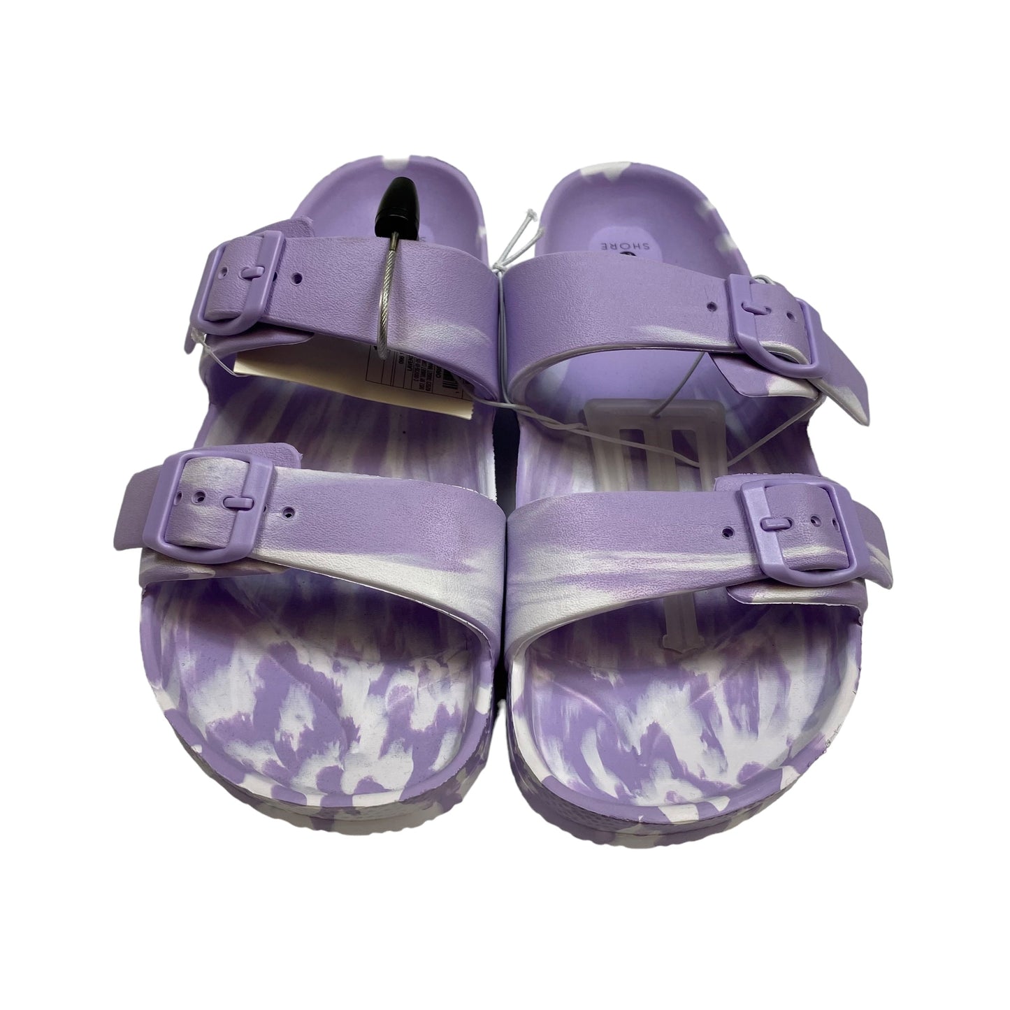 Purple Sandals Flats Shade & Shore, Size 11