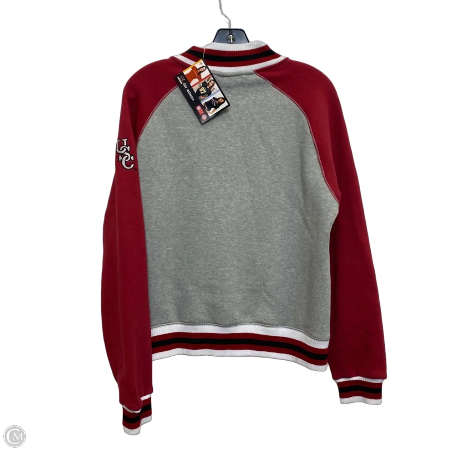 Jacket Other By Colosseum In Grey & Red, Size: L