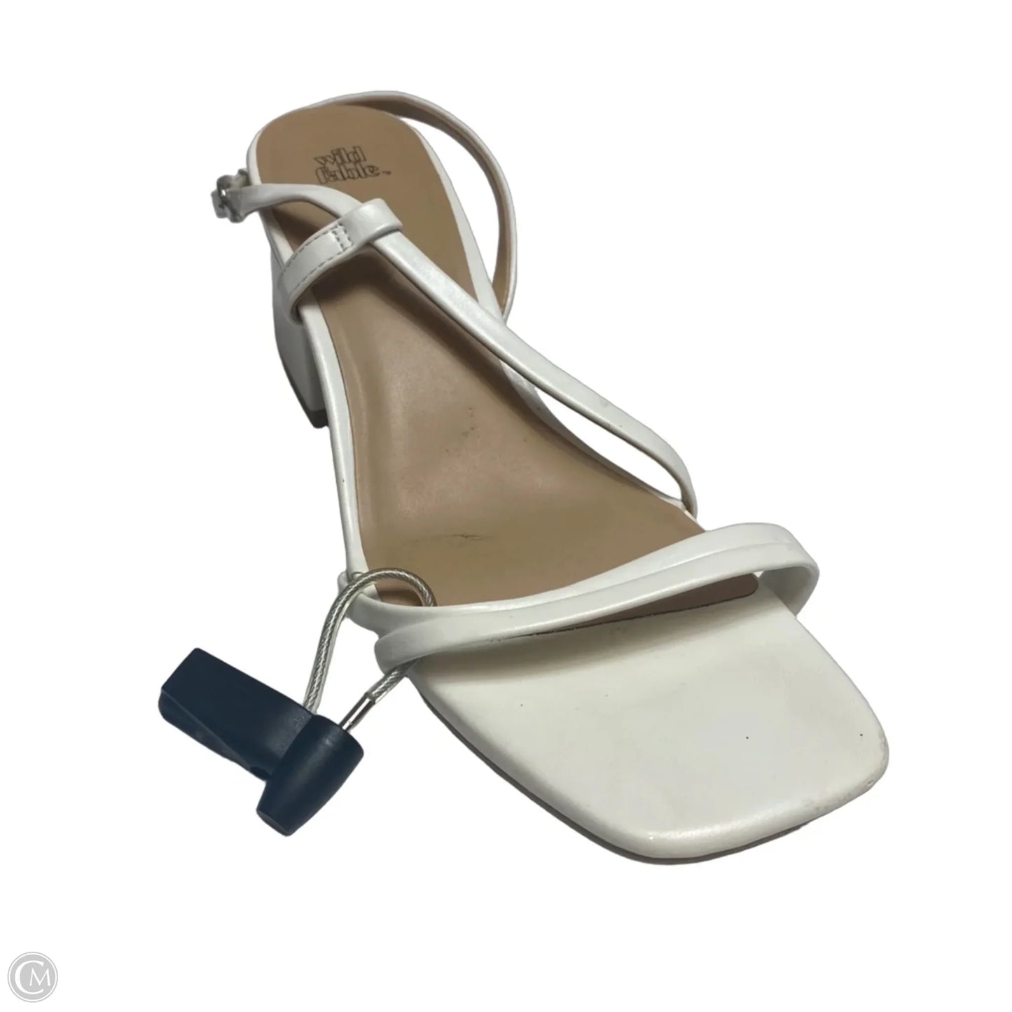 Sandals Heels Block By Wild Fable In White, Size: 7