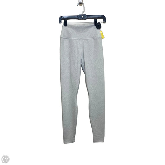 Athletic Leggings By Alo In Grey, Size: S