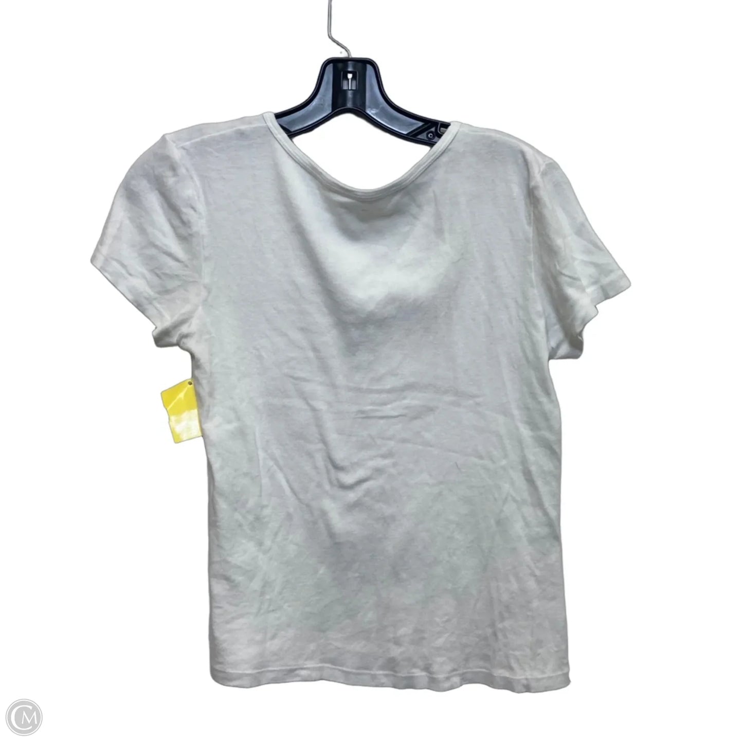 Top Short Sleeve By Brandy Melville In White, Size: Osfm