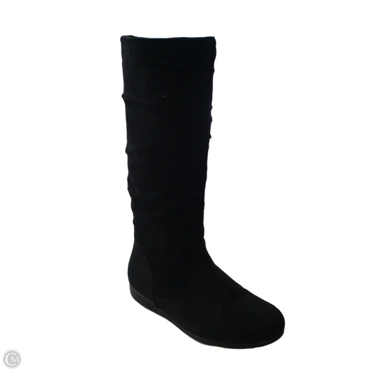 Boots Knee Flats By Cme In Black, Size: 8