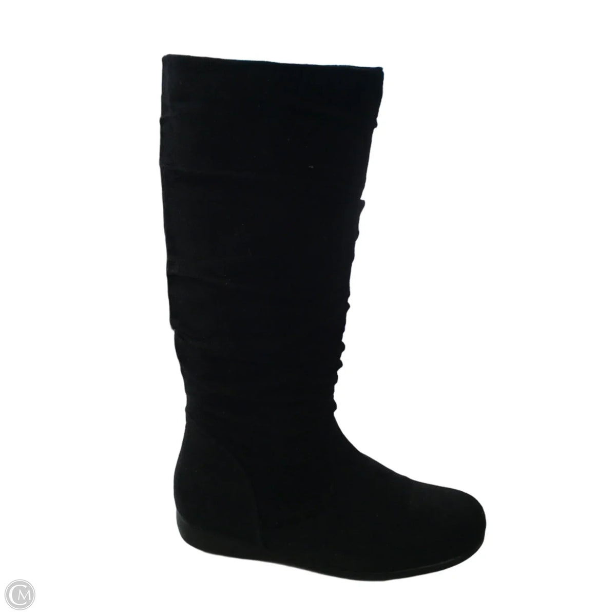Boots Knee Flats By Cme In Black, Size: 8