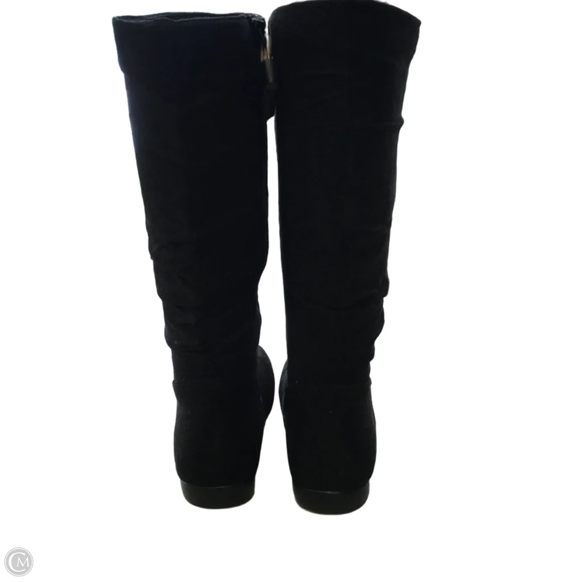 Boots Knee Flats By Cme In Black, Size: 8