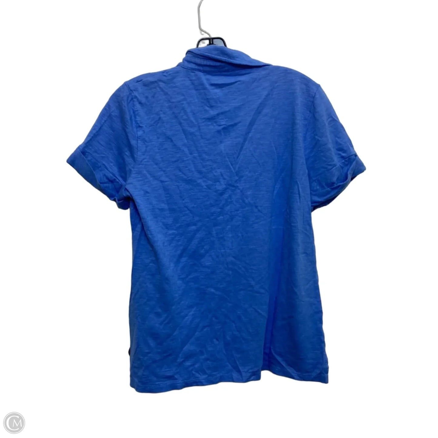 Top Short Sleeve By Talbots In Blue, Size: Lp