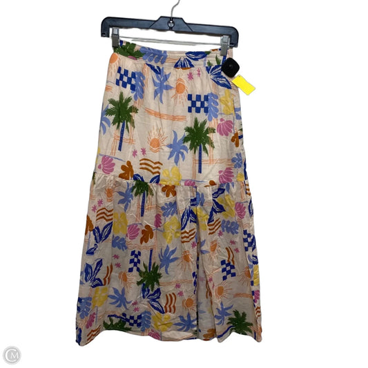 Skirt Maxi By Self Contrast In Multi-colored, Size: Xs