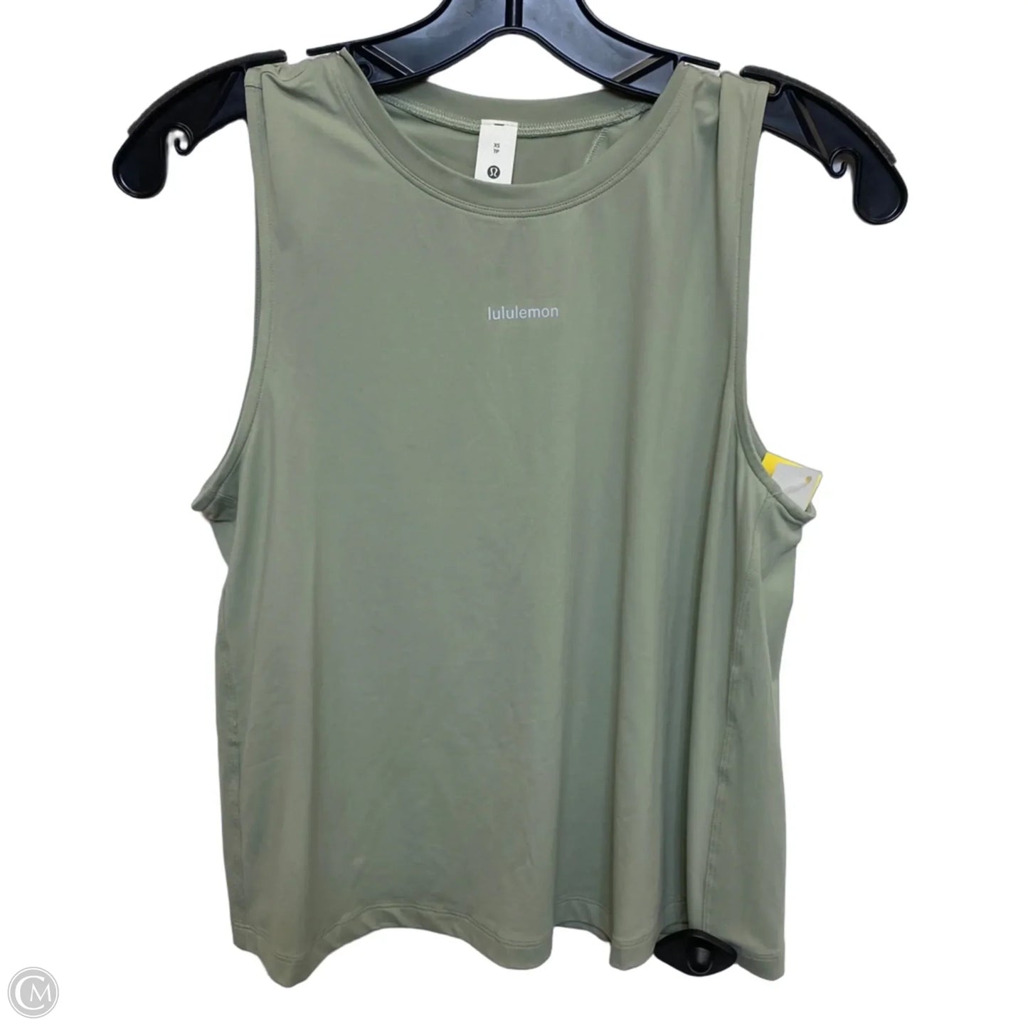 Athletic Tank Top By Lululemon In Green, Size: Xs