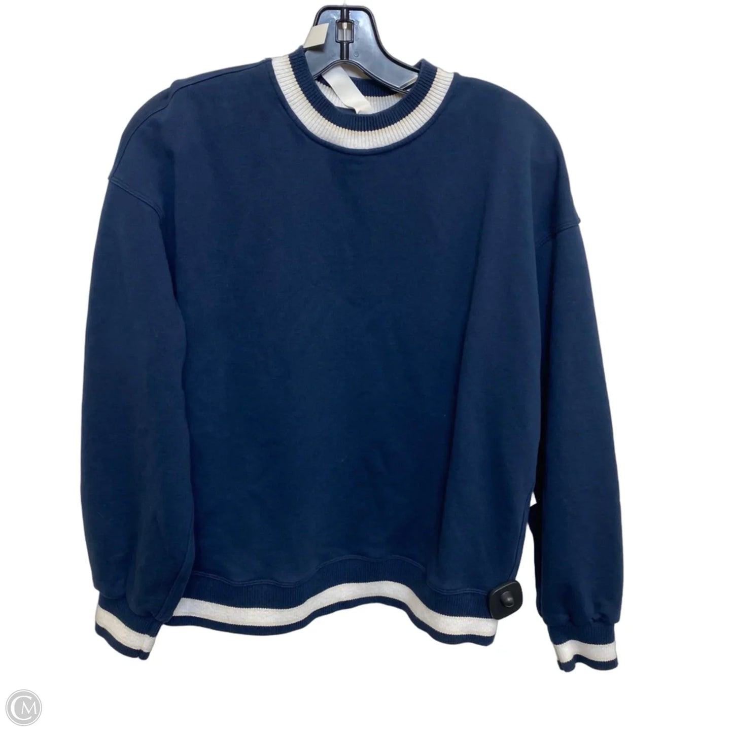 Athletic Sweatshirt Crewneck By Lululemon In Navy, Size: Xs