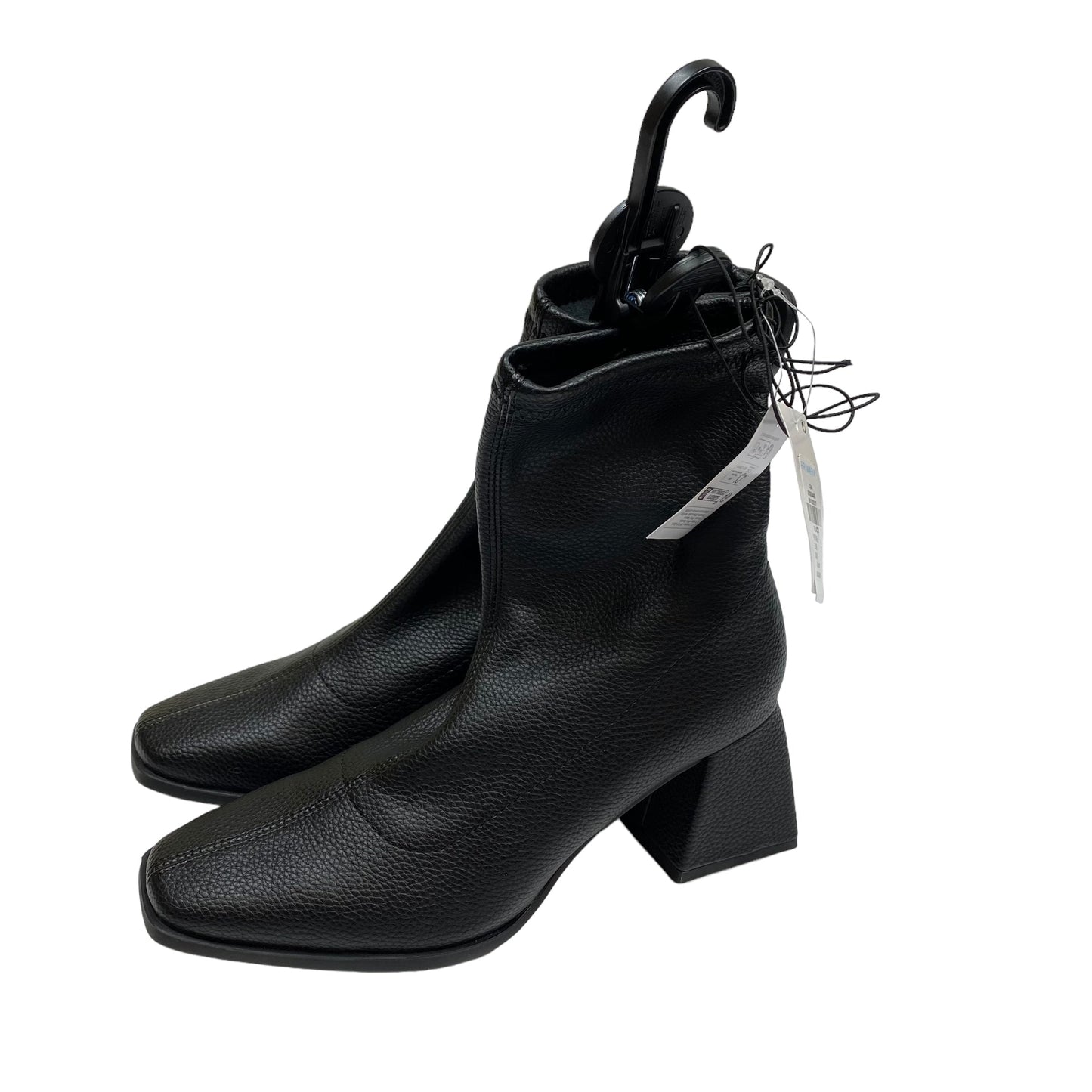 Black Boots Ankle Heels Primark, Size 6