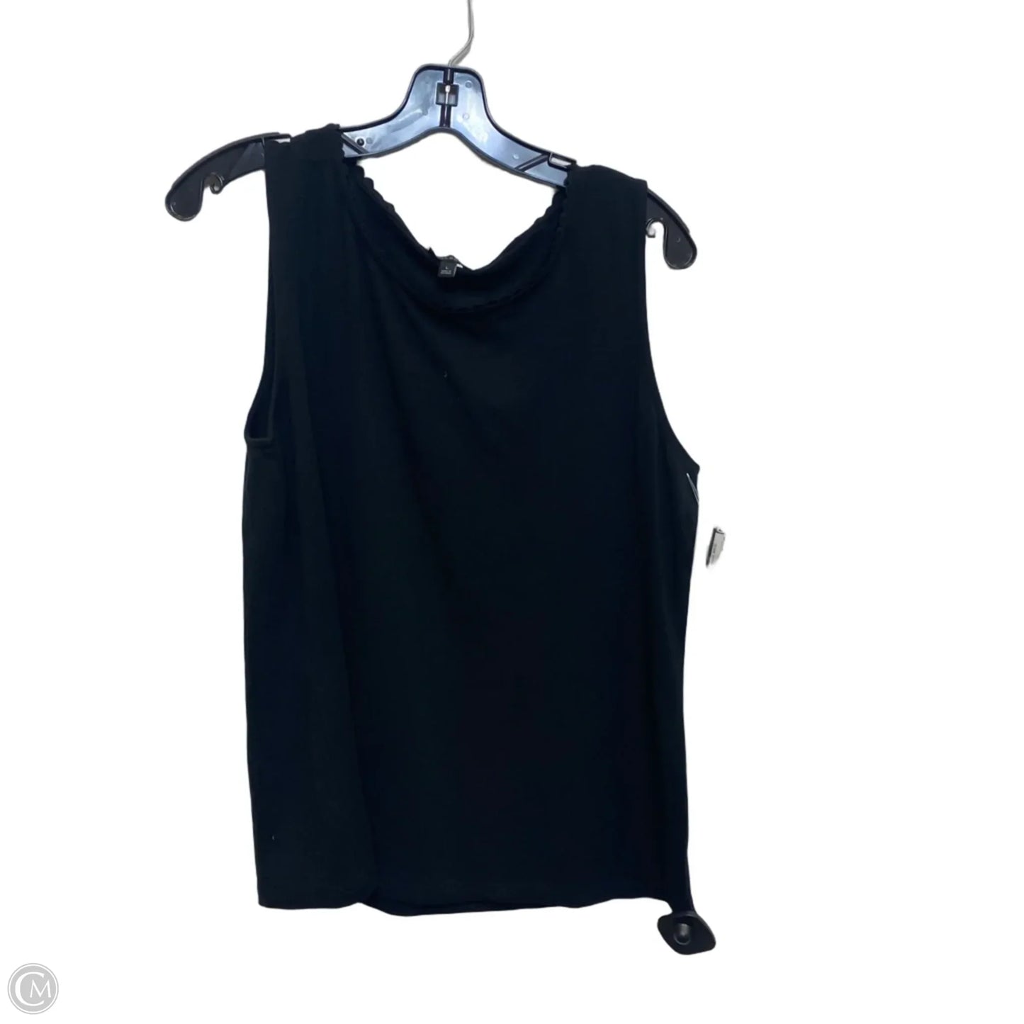 Top Sleeveless Basic By Talbots In Black, Size: L