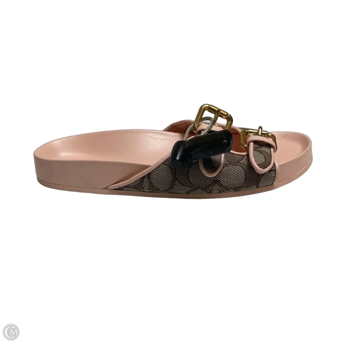 Sandals Designer By Coach In Brown & Pink, Size: 6