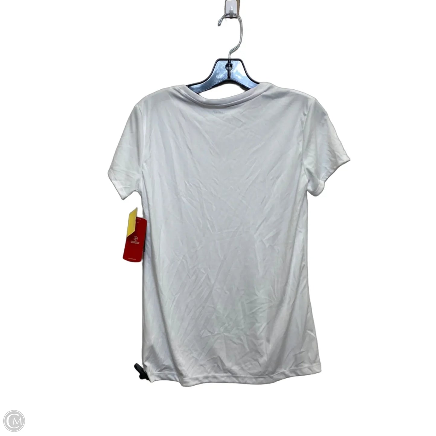 Athletic Top Short Sleeve By Bcg In White, Size: S