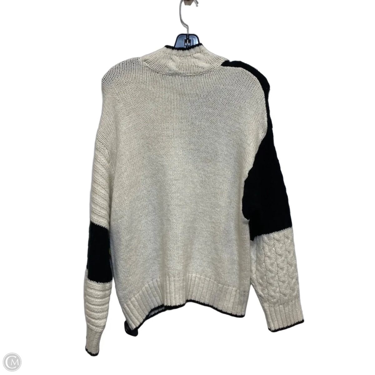 Sweater By Primark In Black & Cream, Size: S
