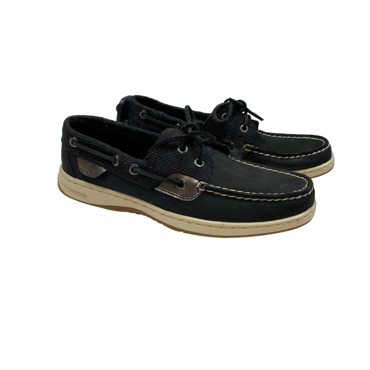 Black Shoes Flats Sperry, Size 6.5