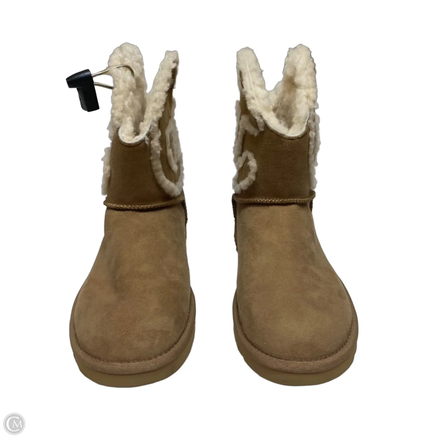 Boots Designer By Ugg In Brown, Size: 6