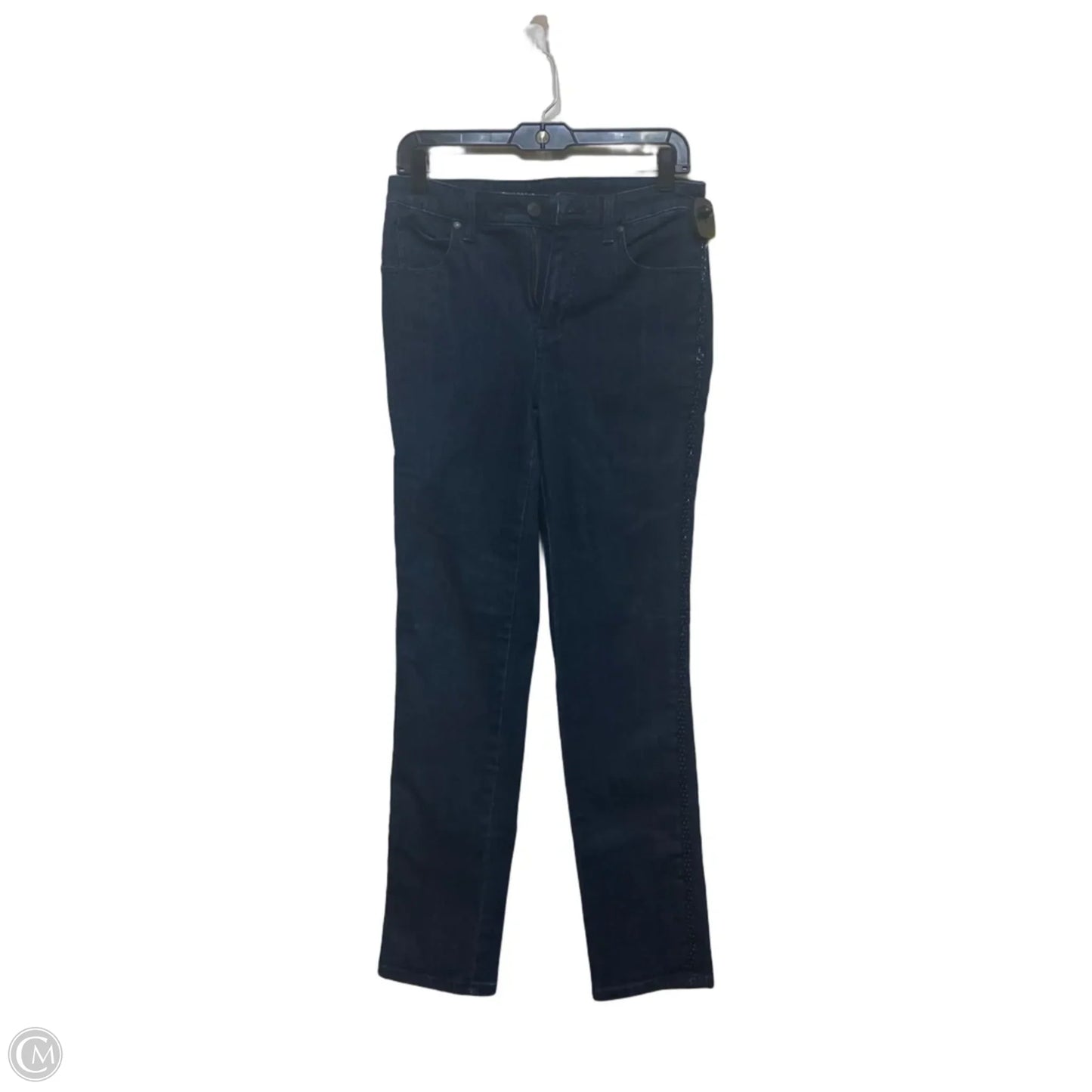 Jeans Straight By Talbots In Blue Denim, Size: 4