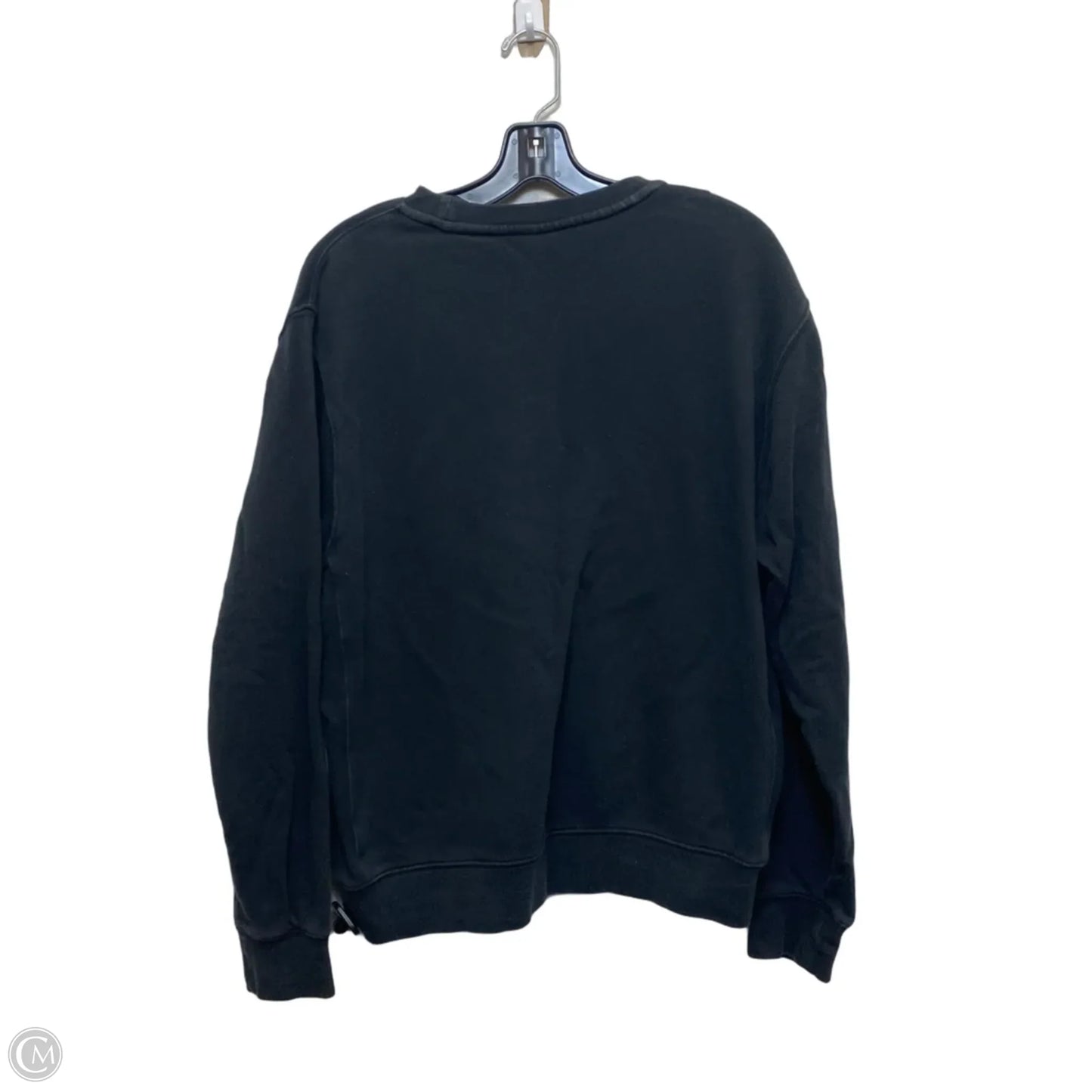 Athletic Sweatshirt Crewneck By Nike Apparel In Black, Size: M