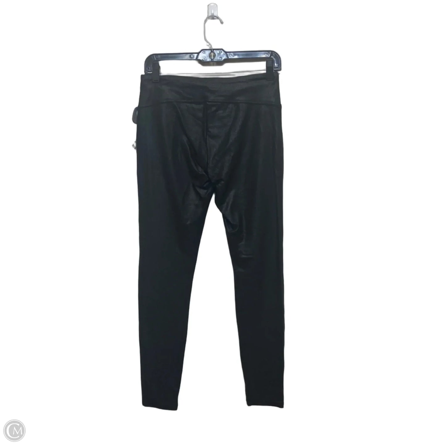 Athletic Leggings By Satiny In Black, Size: M