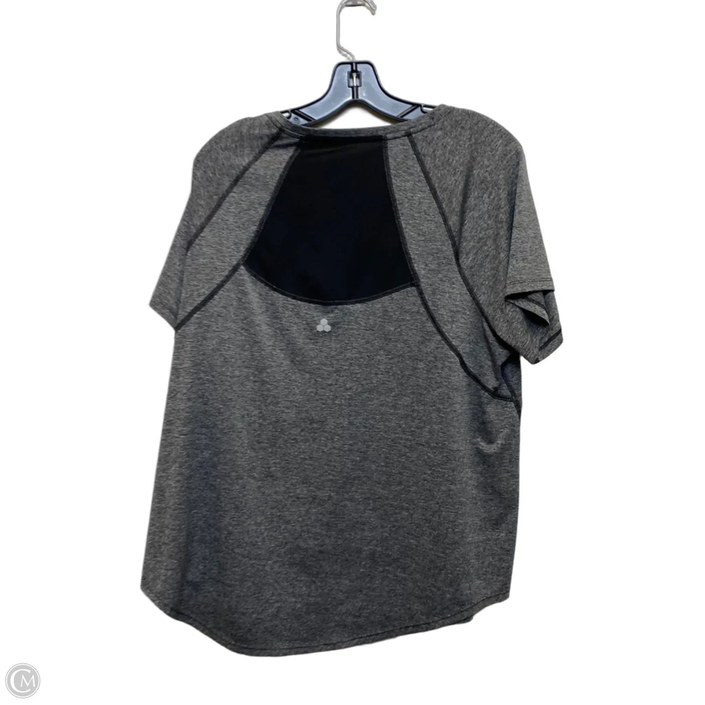 Athletic Top Short Sleeve By Tek Gear In Grey, Size: 1x