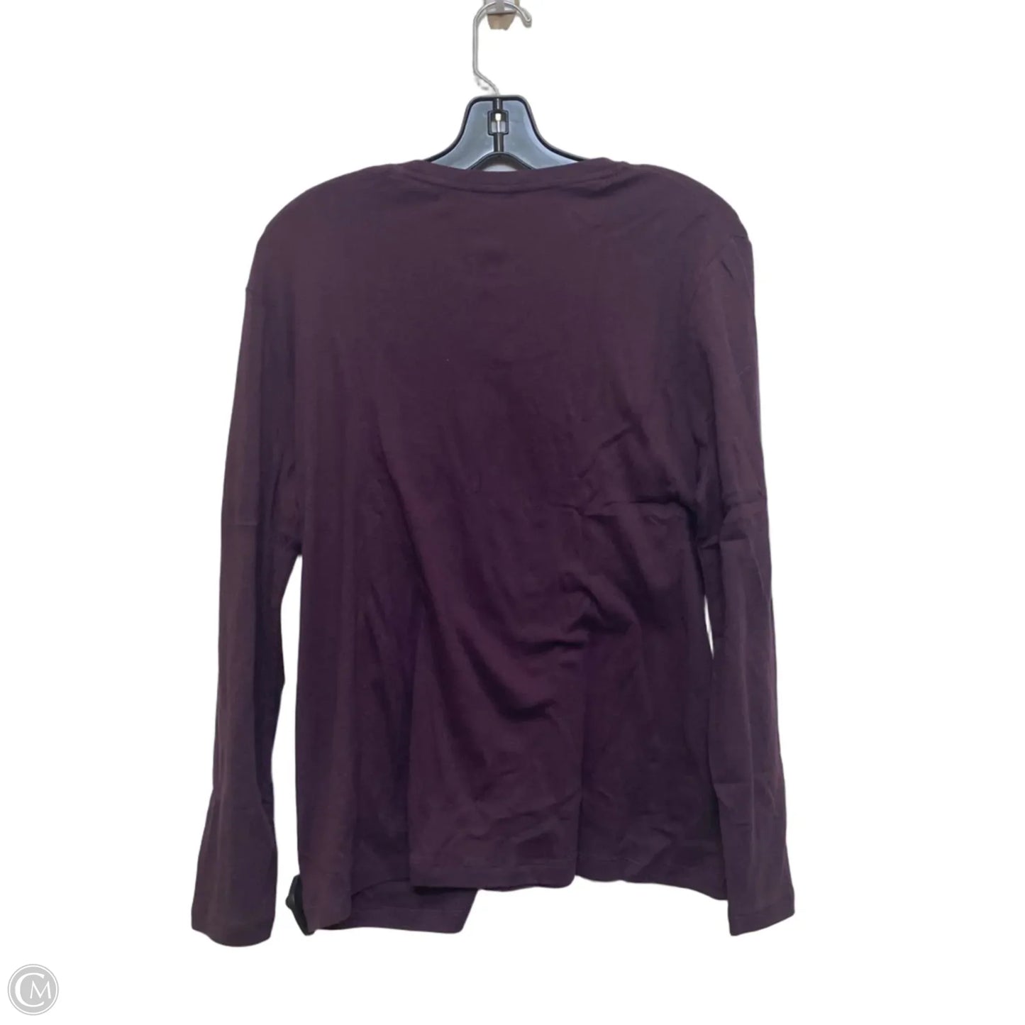 Top Long Sleeve Basic By Sonoma In Purple, Size: Xlp