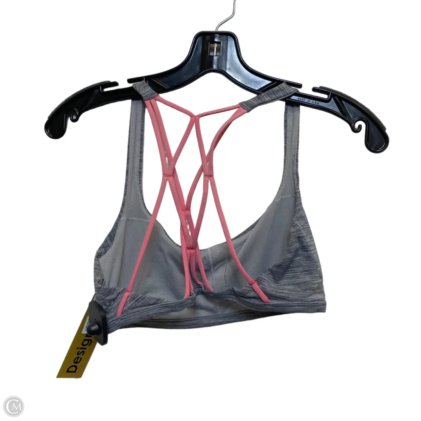 Athletic Bra Designer By Lululemon In Grey, Size: S