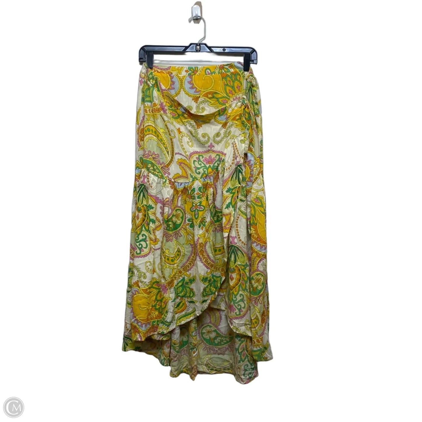 Skirt Maxi By Haute Hippie In Green & Yellow, Size: M