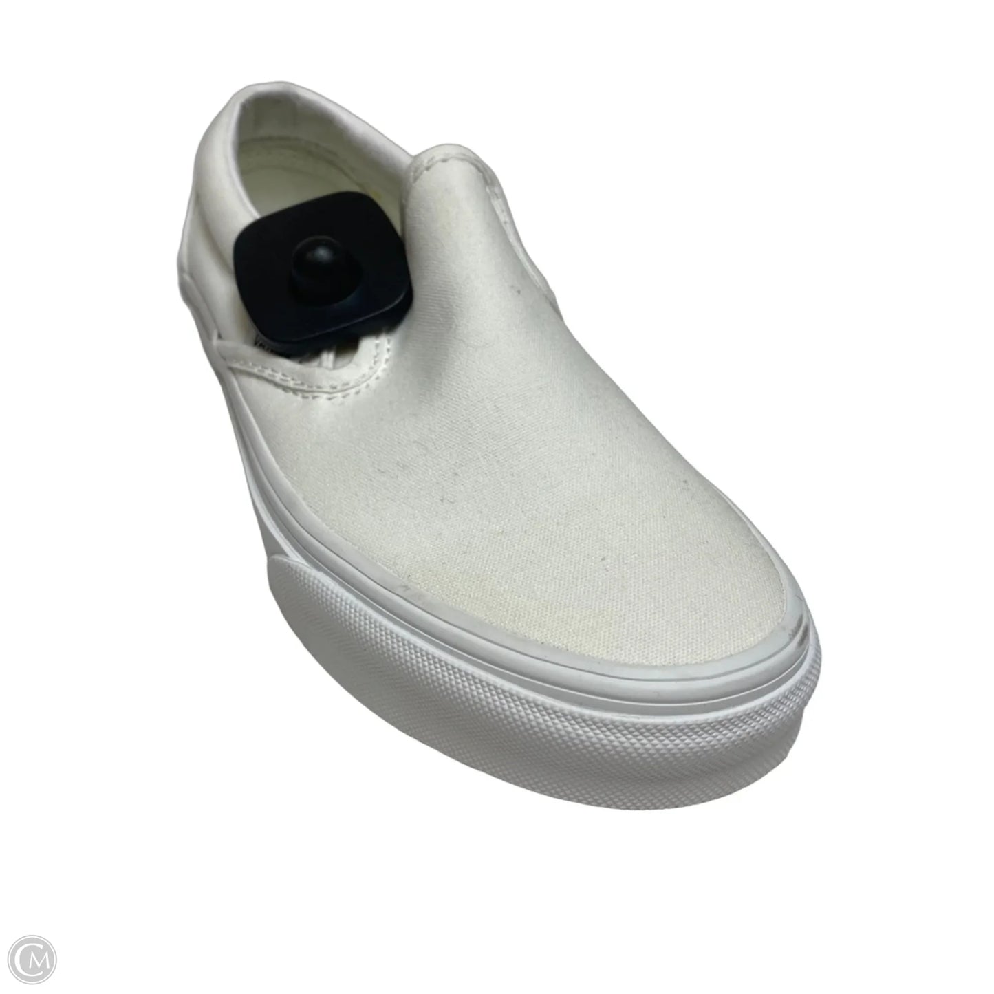 Shoes Flats By Vans In White, Size: 6
