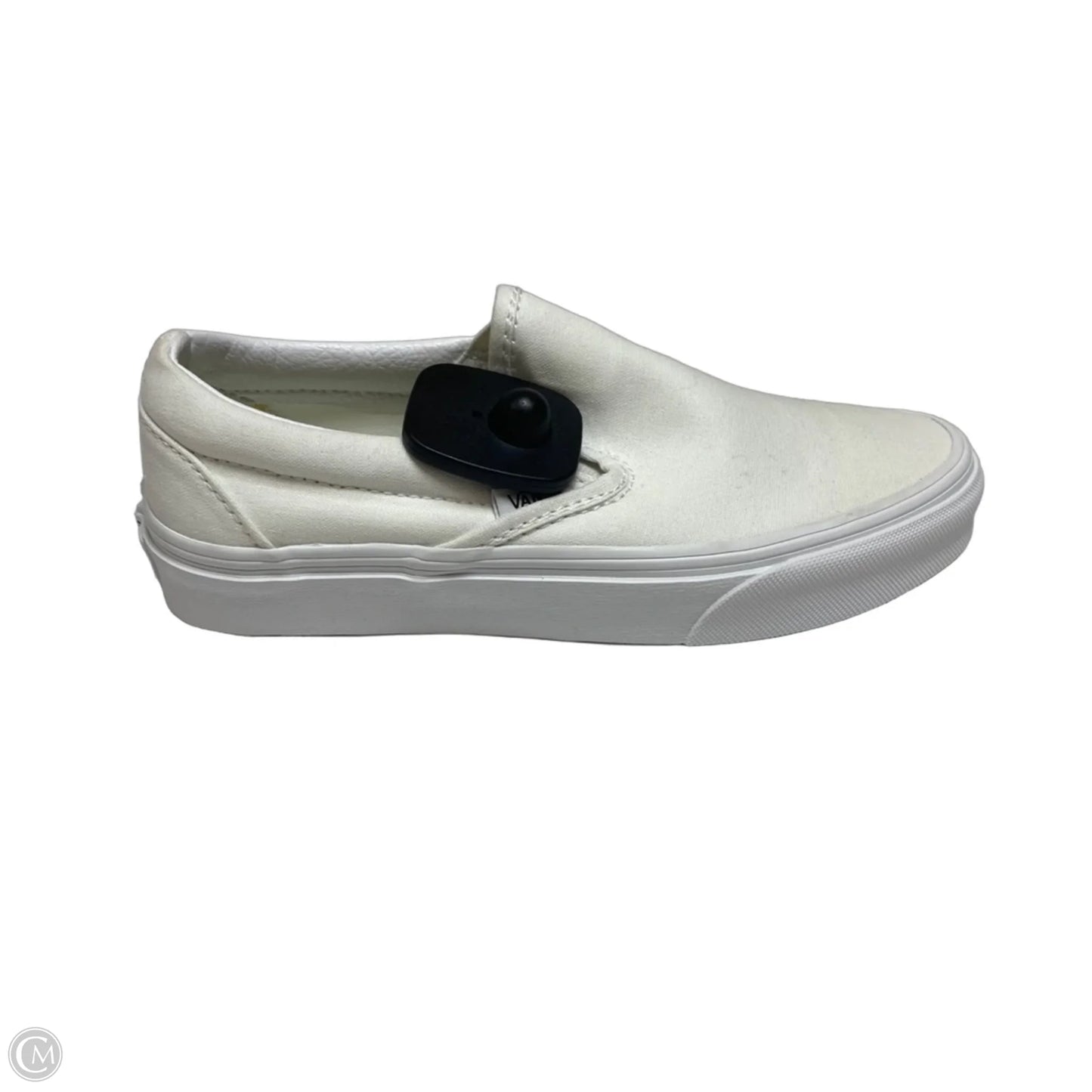 Shoes Flats By Vans In White, Size: 6