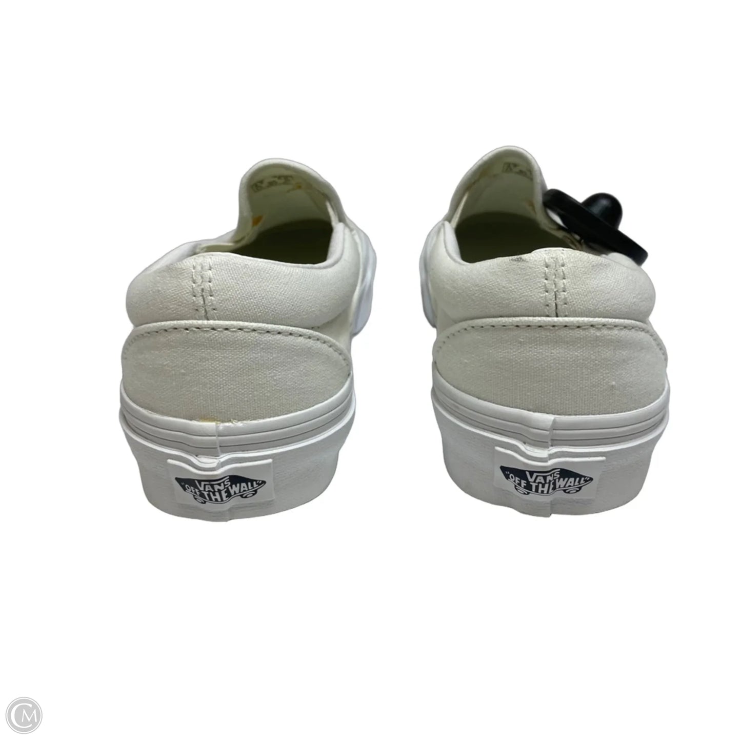 Shoes Flats By Vans In White, Size: 6