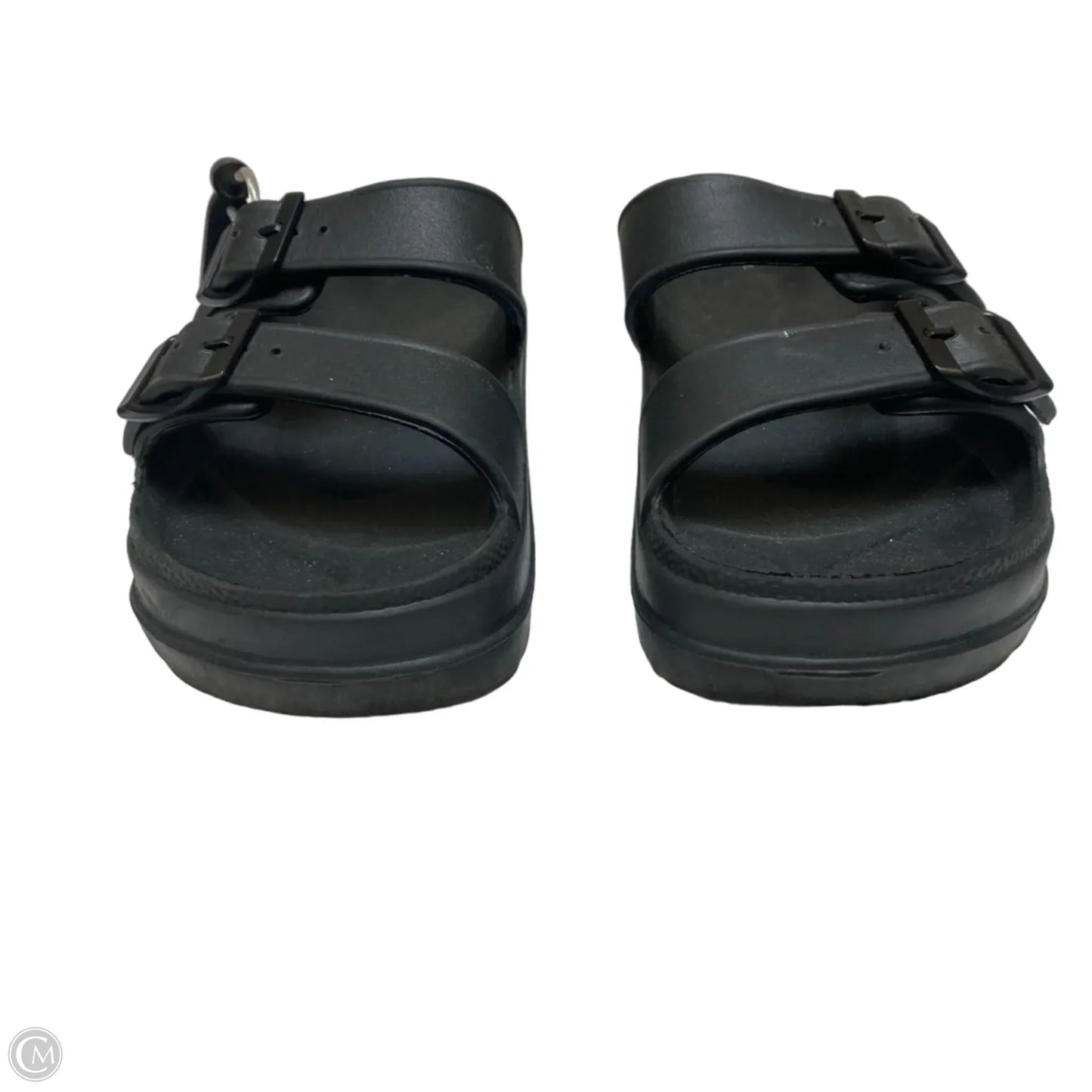 Sandals Heels Platform By Wild Fable In Black, Size: 6