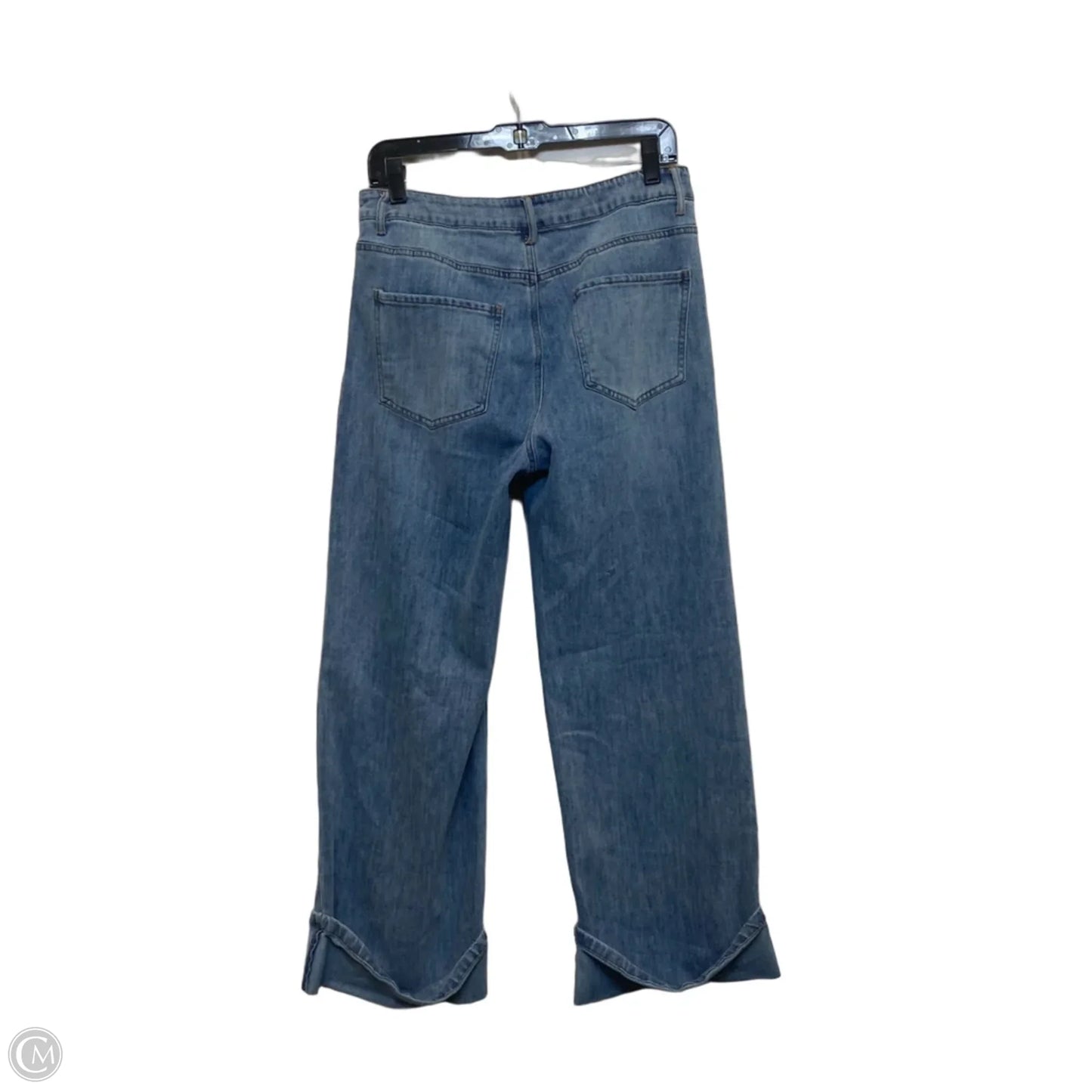 Jeans Wide Leg By So Me In Blue Denim, Size: L