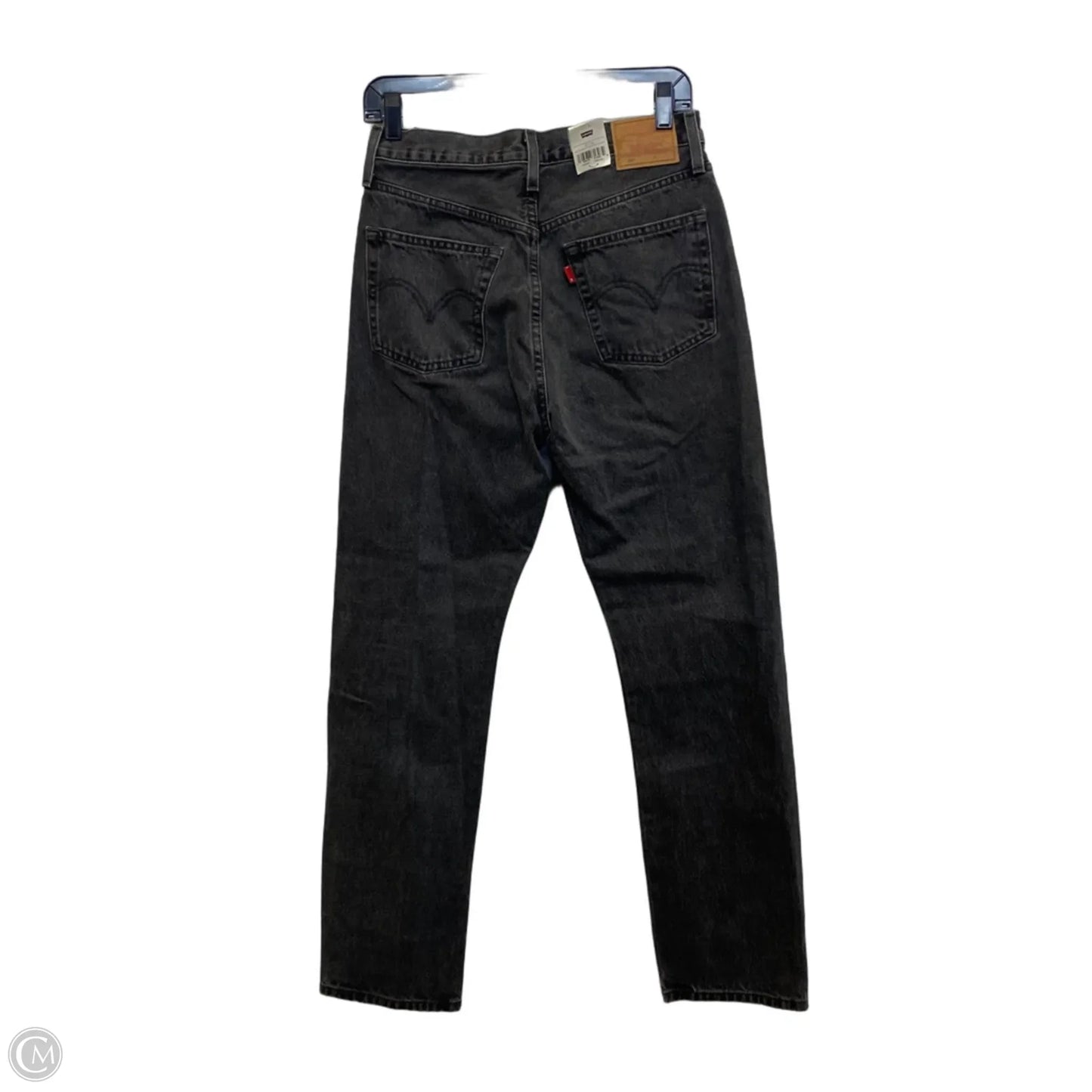 Jeans Straight By Levis In Grey Denim, Size: 4