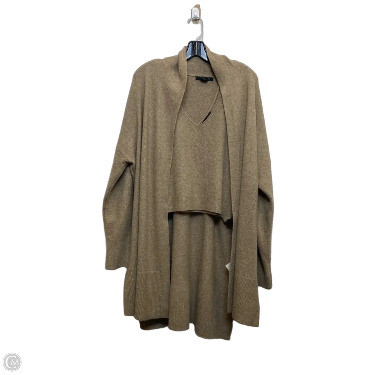 Sweater 2pc By Tahari In Brown, Size: M