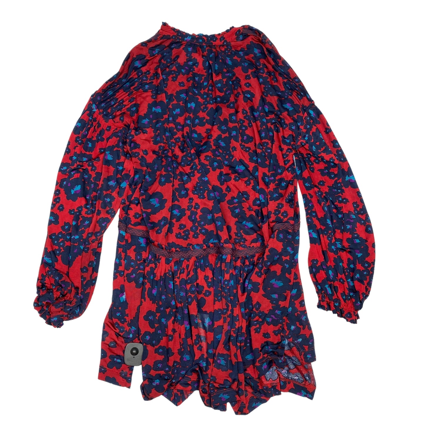 Tunic Long Sleeve By Free People In Red, Size: L