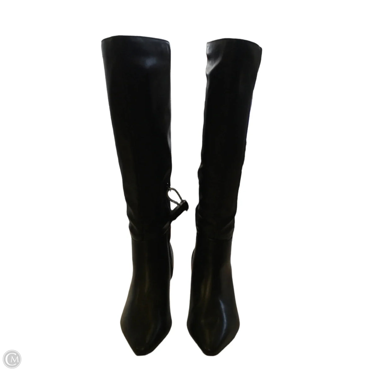 Boots Knee Heels By Universal Thread In Black, Size: 9