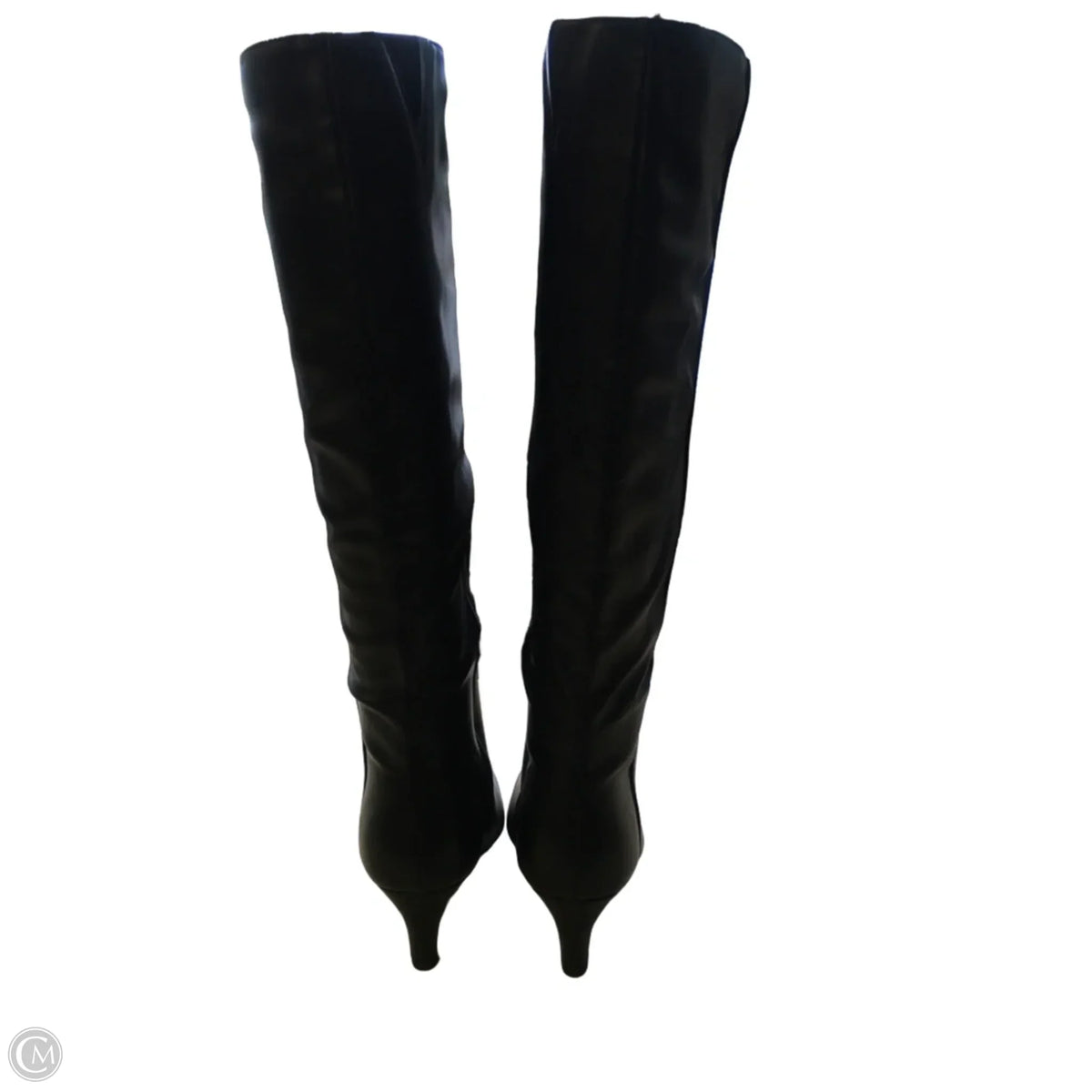 Boots Knee Heels By Universal Thread In Black, Size: 9