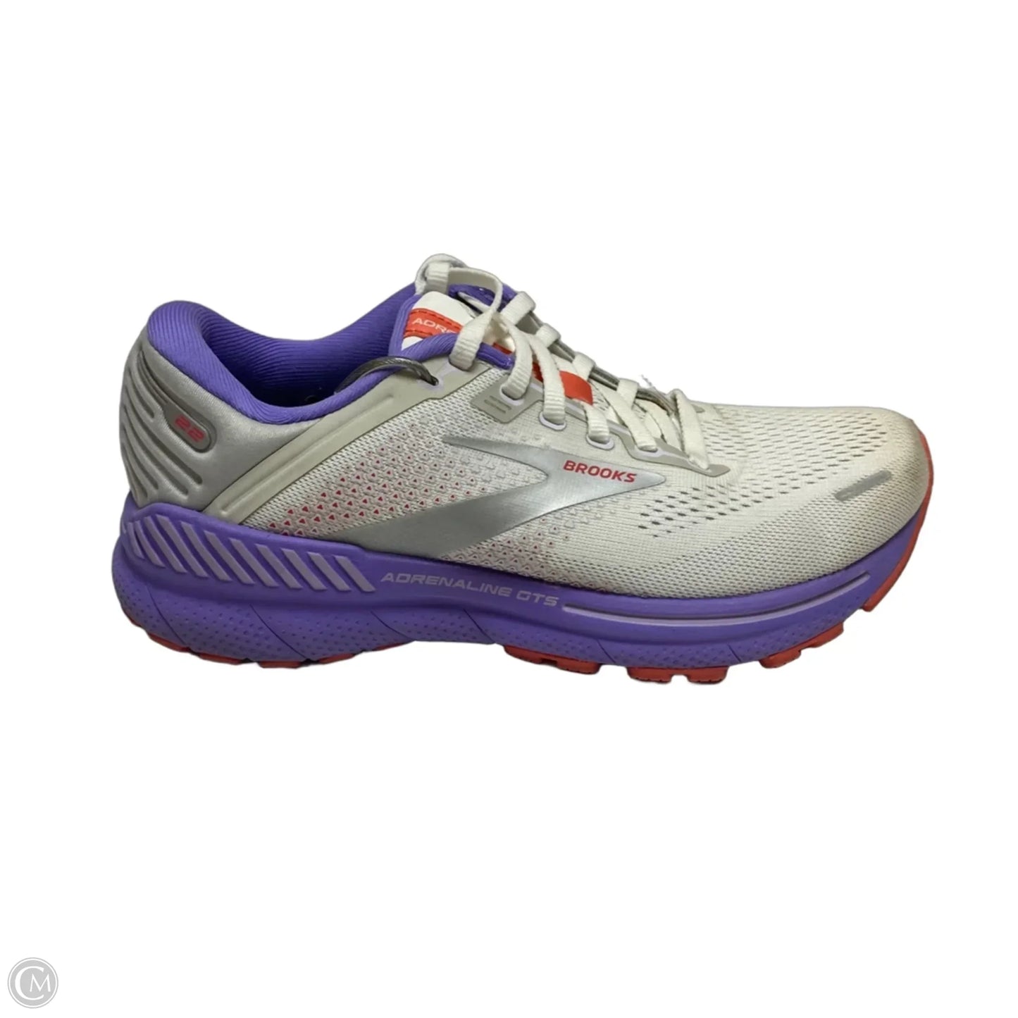 Shoes Athletic By Brooks In Purple & White, Size: 7.5
