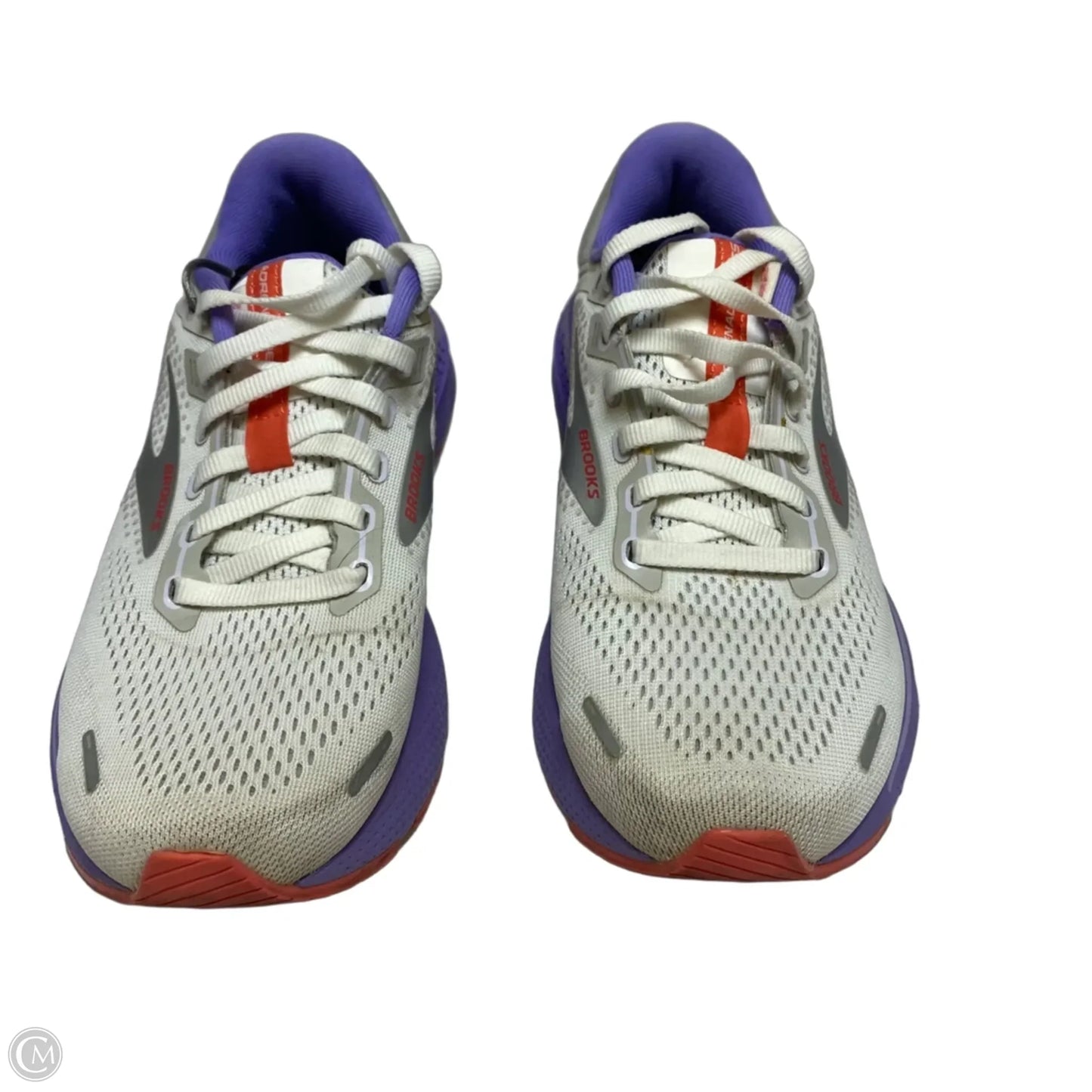 Shoes Athletic By Brooks In Purple & White, Size: 7.5