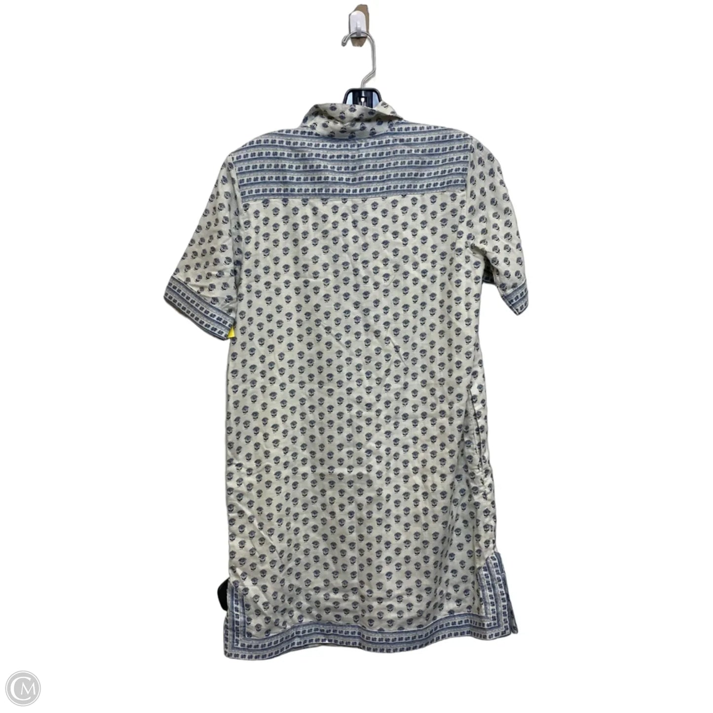 Dress Casual Short By Faherty In Blue & Cream, Size: Xs