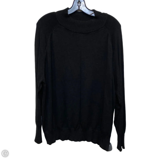 Top Long Sleeve By Time And Tru In Black, Size: Xxl