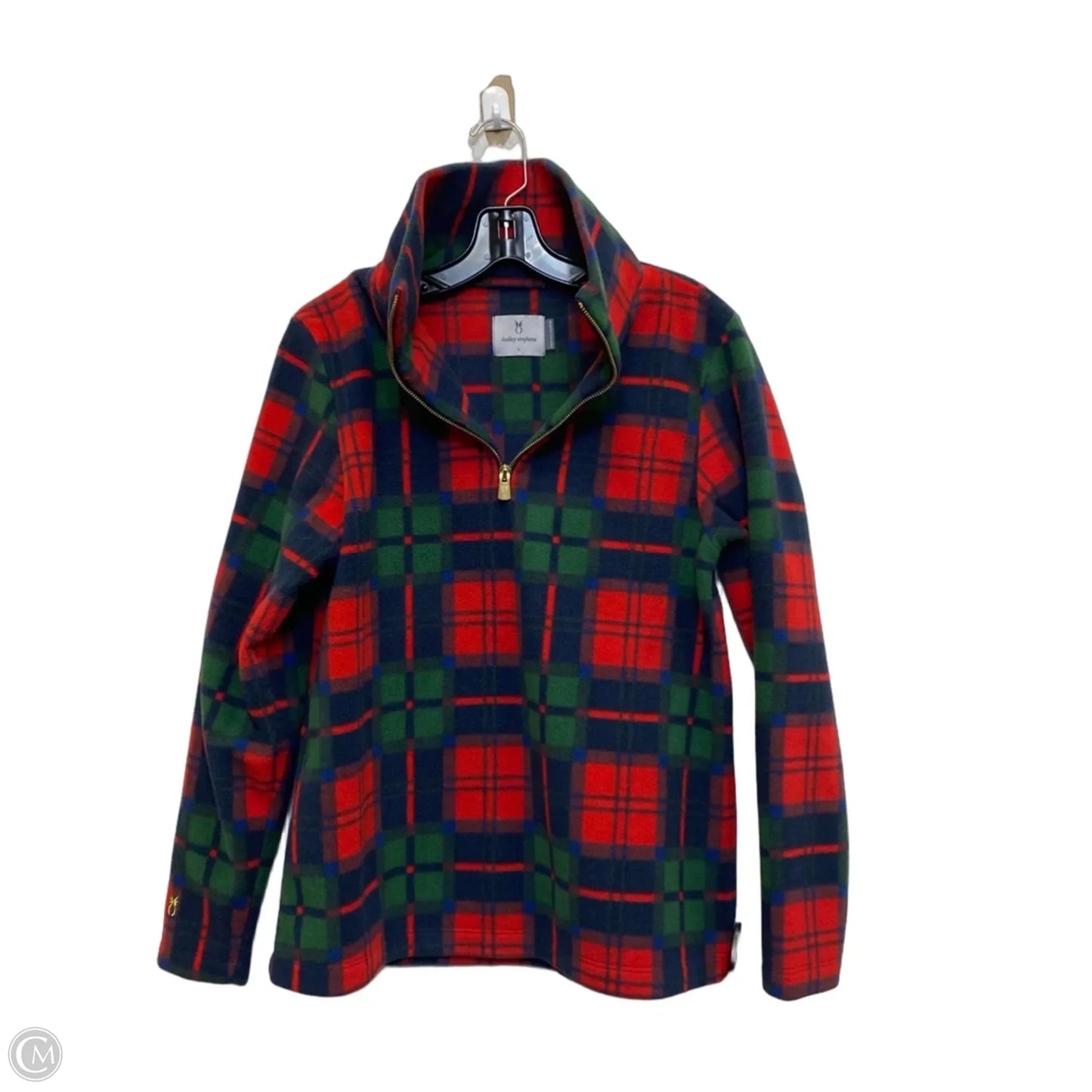 Athletic Fleece By Dudley Stephens In Plaid Pattern, Size: L