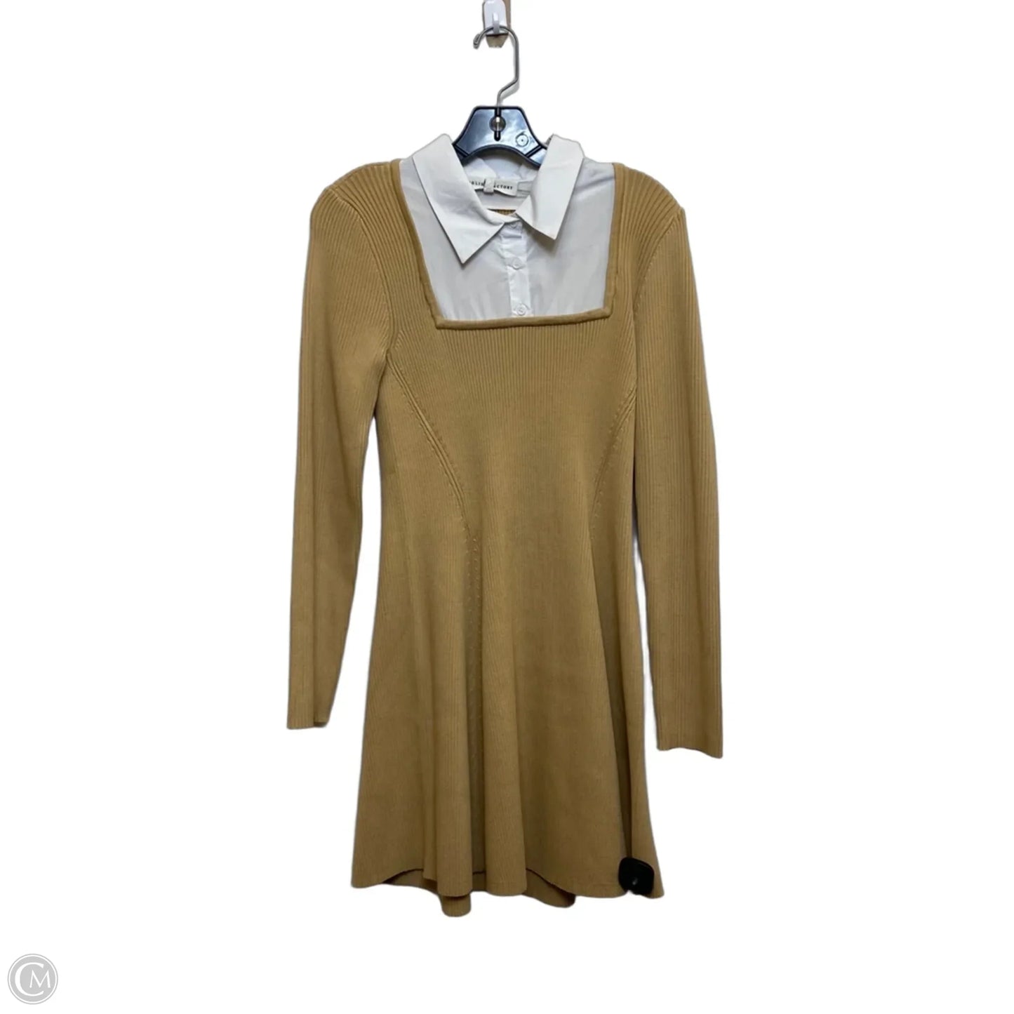 Dress Sweater By English Factory In Brown, Size: M