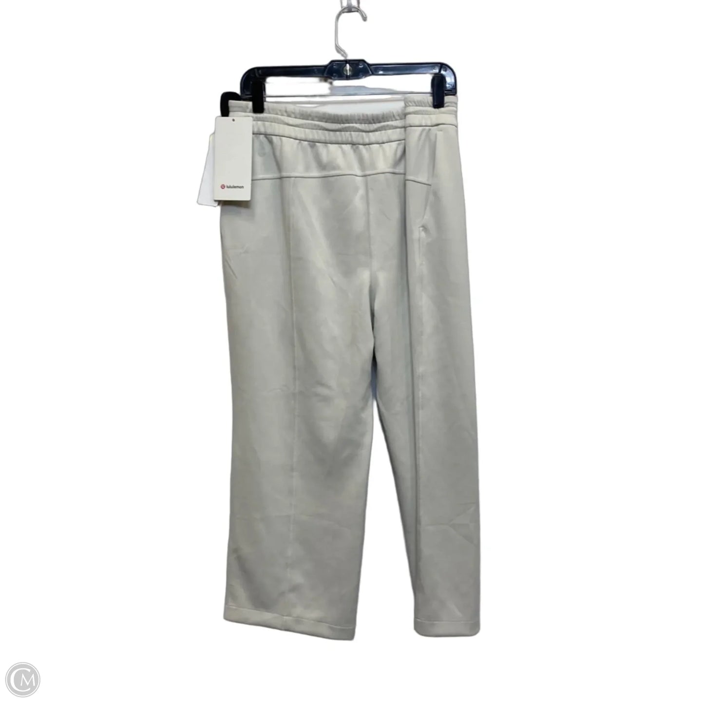 Athletic Pants Designer By Lululemon In Cream, Size: L
