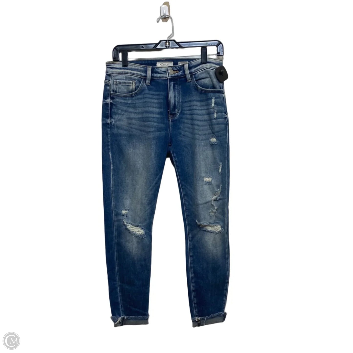 Jeans Skinny By Kancan In Blue Denim, Size: 6
