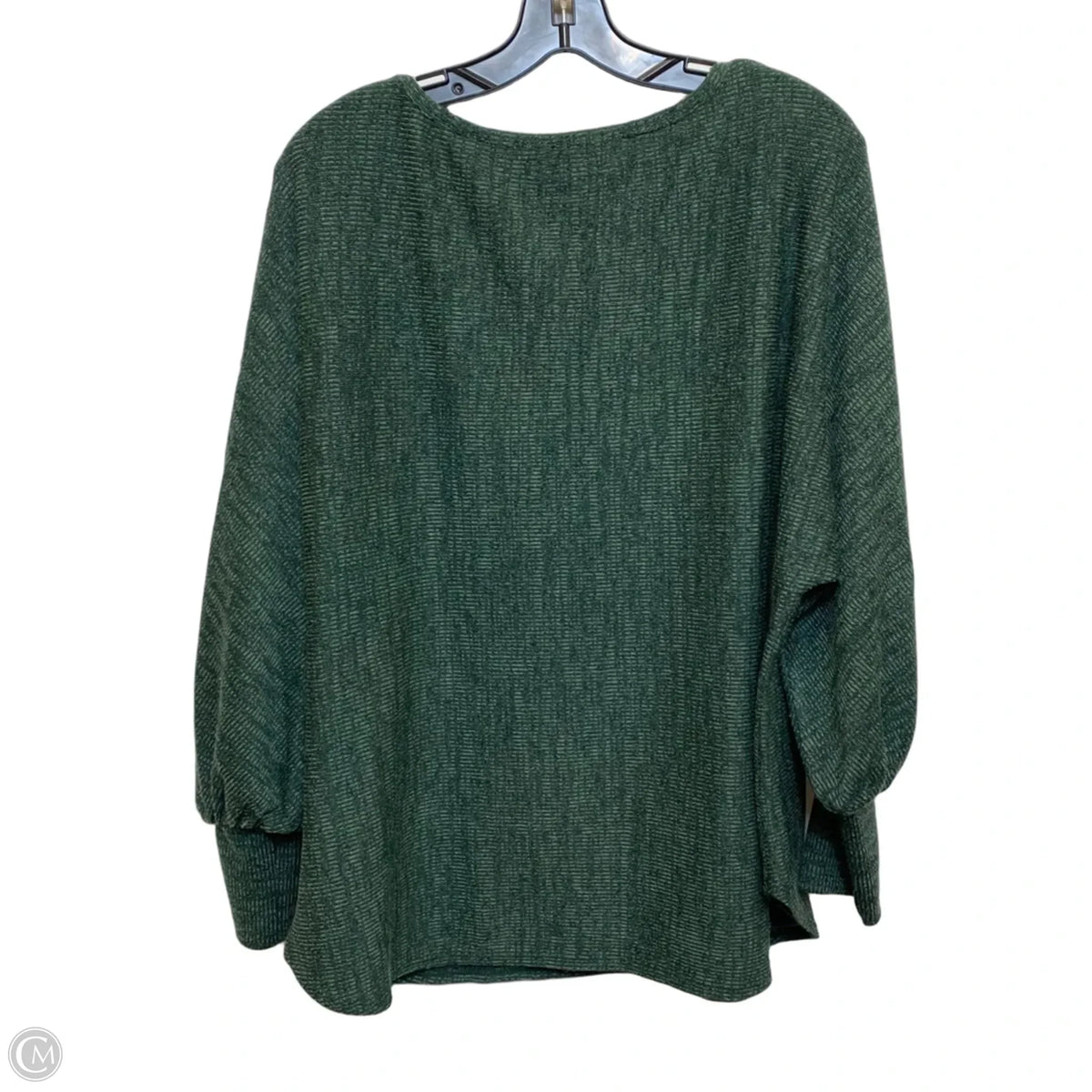 Top Long Sleeve By Max Studio In Green, Size: 1x
